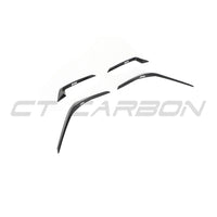 AUDI RS4 B9.5 CARBON FIBRE FRONT CANARDS- CT DESIGN