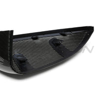 VW GOLF MK8 CARBON FIBRE MIRRORS - WITHOUT LANE ASSIST