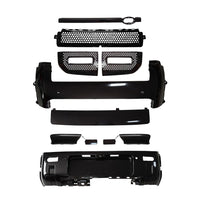 LAND ROVER DEFENDER L663 110 & 90 FRONT AND REAR GLOSS BLACK MIDDLE TRIM PACK