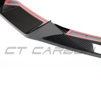 BMW F95 X5M 2023+ (LCI) CARBON FIBRE SPLITTER - CT DESIGN