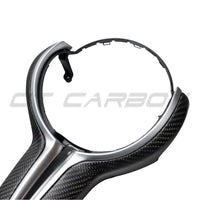 BMW Fxx M CAR MATTE CARBON FIBRE STEERING WHEEL TRIM