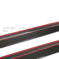 BMW F95 X5M & F96 X6M 2023+ (LCI) CARBON FIBRE SIDE SKIRTS - CT DESIGN