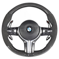 BMW FXX CARBON FIBRE / ALCANTARA CUSTOM STEERING WHEEL