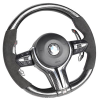 BMW FXX CARBON FIBRE / ALCANTARA CUSTOM STEERING WHEEL