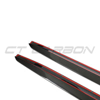 BMW F95 X5M & F96 X6M 2023+ (LCI) CARBON FIBRE SIDE SKIRTS - CT DESIGN