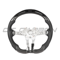 BMW FXX CARBON FIBRE / LEATHER / LED FLAT BOTTOM CUSTOM STEERING WHEEL