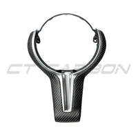 BMW Fxx M CAR MATTE CARBON FIBRE STEERING WHEEL TRIM