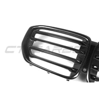 Grille de calandre en fibre de carbone pour BMW G05 X5 et F95 X5M 2023+ (LCI)