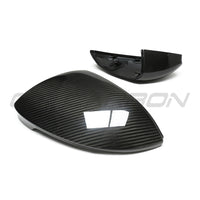 VW GOLF MK8 CARBON FIBRE MIRRORS - WITHOUT LANE ASSIST