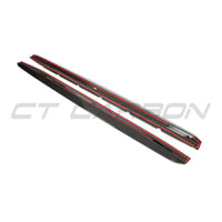 BMW F95 X5M & F96 X6M 2023+ (LCI) CARBON FIBRE SIDE SKIRTS - CT DESIGN