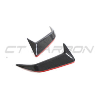 BMW F95 X5M 2023+ (LCI) CARBON FIBRE REAR BUMPER TRIM - CT DESIGN