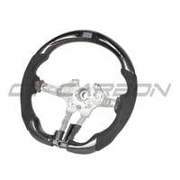 BMW FXX CARBON FIBRE / ALCANTARA / LED FLAT BOTTOM CUSTOM STEERING WHEEL