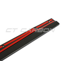 VW GOLF MK8 R CARBON FIBRE SIDE SKIRTS - CT DESIGN