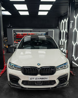 BMW F90 M5 & M5C COMPETITION CARBON FIBRE SPLITTER - 3D STYLE