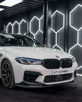 BMW F90 M5 & M5C COMPETITION CARBON FIBRE SPLITTER - 3D STYLE