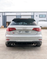 AUDI A3/S3 8V FACELIFT SPORTBACK 5 DOOR GLOSS BLACK DIFFUSER