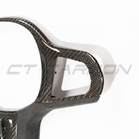 BMW Gxx M CAR CARBON FIBRE STEERING WHEEL TRIM - HEATING