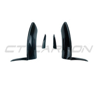 MERCEDES V177 & W177 2023-CURRENT A CLASS GLOSS BLACK CORNER SPLITTER AND CANARDS