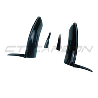 MERCEDES V177 & W177 2023-CURRENT A CLASS GLOSS BLACK CORNER SPLITTER AND CANARDS