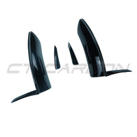 MERCEDES V177 & W177 2023-CURRENT A CLASS GLOSS BLACK CORNER SPLITTER AND CANARDS