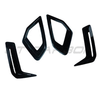 BMW G05 X5 LCI 2024+ GLOSS BLACK FRONT BUMPER TRIM PACK