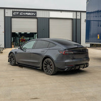 TESLA MODEL 3 FULL GLOSS BLACK KIT - BLAK BY CT CARBON