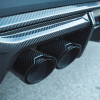 BMW M2, M3, M4 G87/G80/G81/G82/G83 CARBON EXHAUST TIPS - BLACK (SET OF 4)