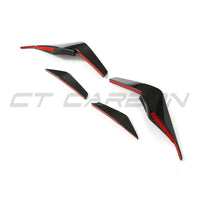 AUDI R8 V10 GEN 2.5 CARBON FIBRE FRONT CANARDS