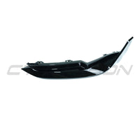 BMW M3 (G80 G81) GLOSS BLACK REAR BUMPER CORNERS  - MP STYLE