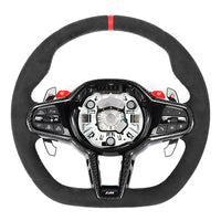 BMW Gxx LCI ALCANTARA FLAT BOTTOM CUSTOM STEERING WHEEL