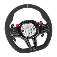 BMW Gxx LCI ALCANTARA FLAT BOTTOM CUSTOM STEERING WHEEL