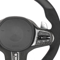 BMW Gxx ALCANTARA/LEATHER FLAT BOTTOM CUSTOM STEERING WHEEL