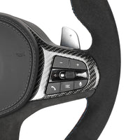 BMW Gxx ALCANTARA/LEATHER FLAT BOTTOM CUSTOM STEERING WHEEL