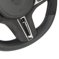 BMW Gxx ALCANTARA/LEATHER FLAT BOTTOM CUSTOM STEERING WHEEL