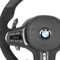 BMW Gxx ALCANTARA/LEATHER FLAT BOTTOM CUSTOM STEERING WHEEL