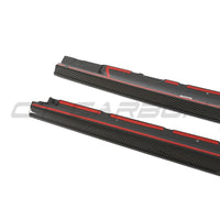 AUDI R8 V10 GEN 2.5 CARBON FIBRE SIDE SKIRTS - CT DESIGN