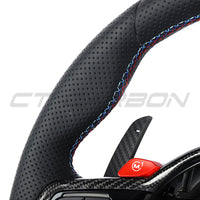 BMW Gxx LCI LEATHER FLAT BOTTOM CUSTOM STEERING WHEEL