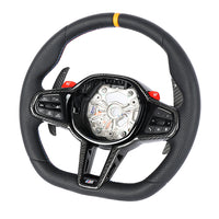 BMW Gxx LCI LEATHER FLAT BOTTOM CUSTOM STEERING WHEEL