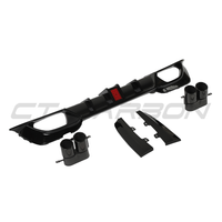 BMW 3 SERIES G20/G21 GLOSS LED BLACK DIFFUSER WITH TIPS