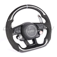 AUDI 2012-2024 CARBON FIBRE / ALCANTARA CUSTOM STEERING WHEEL