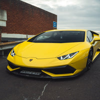 LAMBORGHINI HURACAN LP-610 CARBON FIBRE FRONT BUMPER TRIM - CT DESIGN