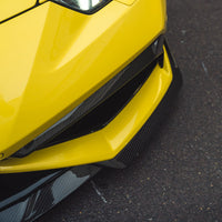 LAMBORGHINI HURACAN LP-610 CARBON FIBRE FRONT BUMPER TRIM - CT DESIGN