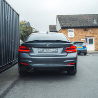 BLAK BY CT DIFFUSER BMW 2 SERIES F22/F23 GLOSS BLACK TWIN EXHAUST DIFFUSER - MP STYLE - BLAK BY CT CARBON