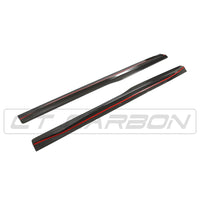 CT CARBON Splitter BMW M4 (F82 F83) CARBON FIBRE SIDE SKIRTS - PS STYLE