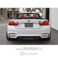 CT CARBON Splitter BMW M4 (F83) CONVERTIBLE FULL CARBON FIBRE KIT - V STYLE