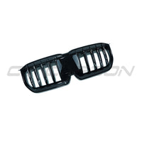 BMW U11 X1 2023+ GLOSS BLACK SINGLE SLAT GRILLE