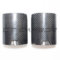 BMW F40/F44 135i & 235i CARBON FIBRE EXHAUST TIPS - CHROME (SET OF 2)