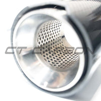 BMW F40/F44 135i & 235i CARBON FIBRE EXHAUST TIPS - CHROME (SET OF 2)